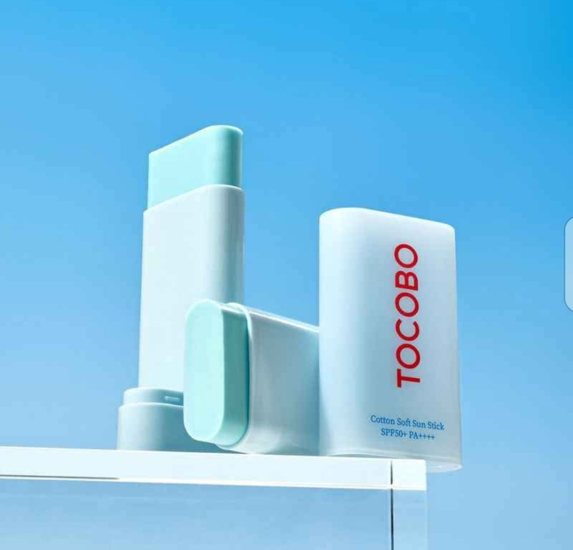 Protector Solar TOCOBO | Cotton Soft Sun Stick | SPF 50+ K-Beauty
