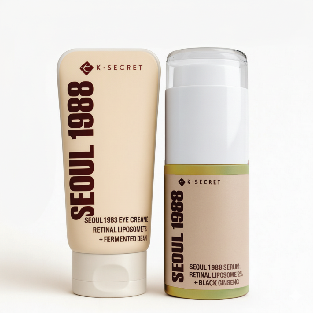 Kit Rutina Facial Coreana "Piel de Porcelana" | Sérum Iluminador + Crema Hidratante