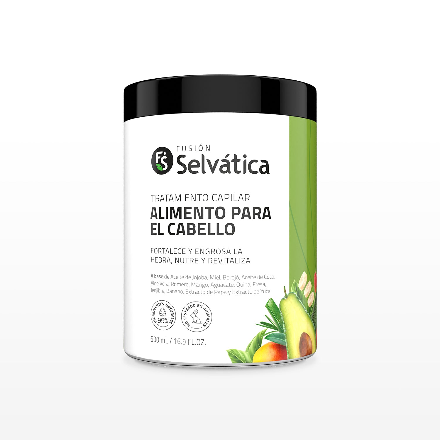 Alimento Capilar Fusion Selvatica | Fortalece, Previene la Caída y Repara (Coctel de Frutas)
